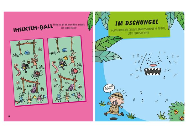 Produktbild: Das superdicke kunterbunte Buch der Kinderr&auml;tsel. Der Doppelband