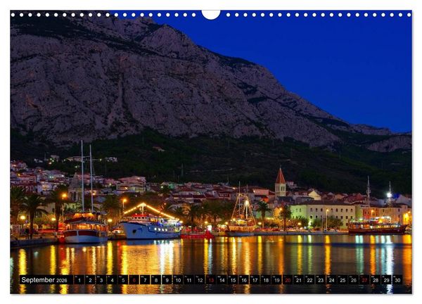 Produktbild: Makarska Riviera - Malerische Urlaubsorte in Dalmatien (Wandkalender 2026 DIN A3 quer), CALVENDO Monatskalender
