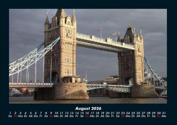 Produktbild: London 2026 Fotokalender DIN A4