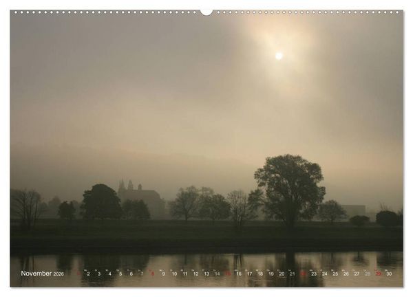 Produktbild: Die Elbe in Dresden-Laubegast (Wandkalender 2026 DIN A2 quer), CALVENDO Monatskalender