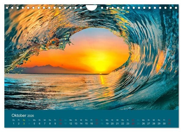 Produktbild: Ausblick aufs Meer - traumhafte Momente (Wandkalender 2026 DIN A4 quer), CALVENDO Monatskalender