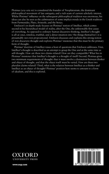 Produktbild: Plotinus on Intellect
