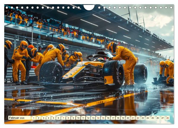 Produktbild: Boxenstopp - eingespieltes Team (Wandkalender 2026 DIN A4 quer), CALVENDO Monatskalender