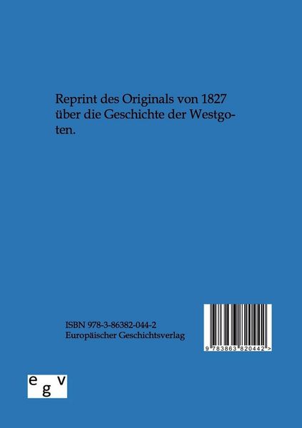 Produktbild: Geschichte der Westgoten