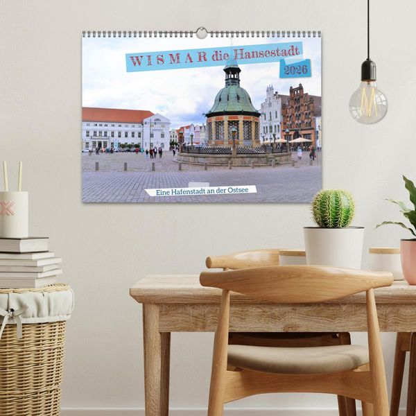 Produktbild: WISMAR die Hanststadt (Wandkalender 2026 DIN A3 quer), CALVENDO Monatskalender