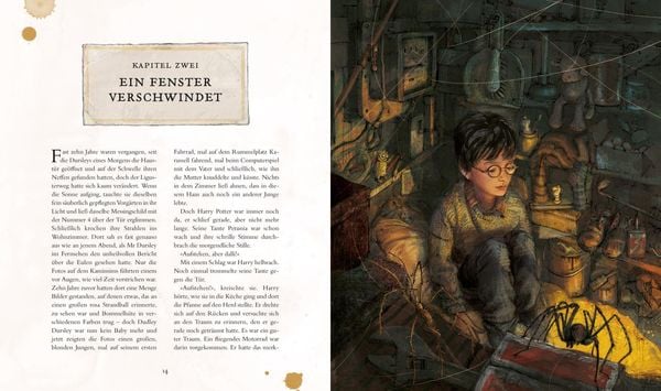 Produktbild: Harry Potter und der Stein der Weisen (farbig illustrierte Schmuckausgabe)