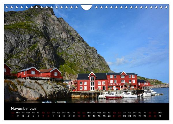 Produktbild: The magical Lofoten Islands (Wall Calendar 2026 DIN A4 landscape), CALVENDO 12 Month Wall Calendar