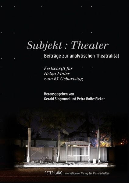 Produktbild: Subjekt: Theater