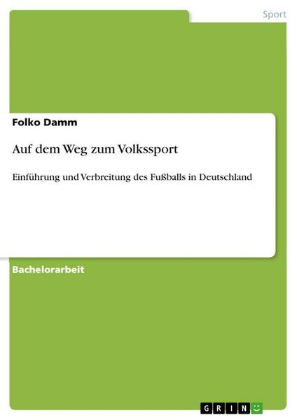 Produktbild: Auf dem Weg zum Volkssport