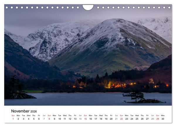Produktbild: The Lake District 2026 Calendar (Wall Calendar 2026 DIN A4 landscape), CALVENDO 12 Month Wall Calendar