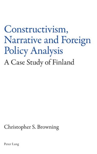 Produktbild: Constructivism, Narrative and Foreign Policy Analysis
