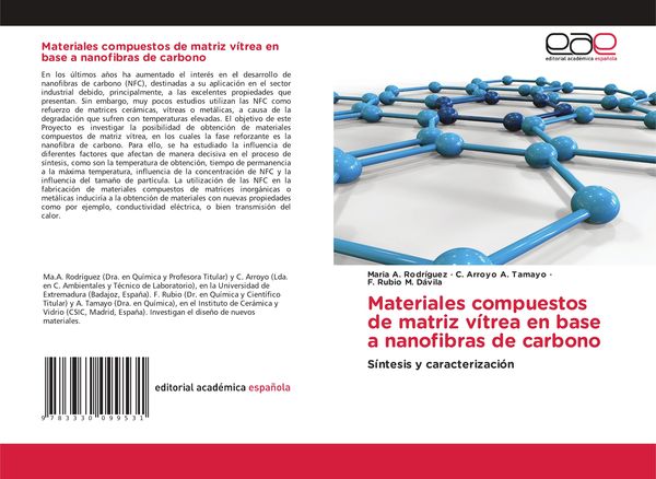 Produktbild: Materiales compuestos de matriz v&iacute;trea en base a nanofibras de carbono