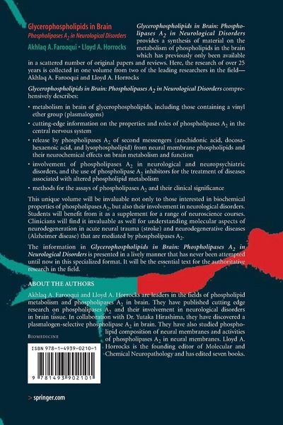 Produktbild: Glycerophospholipids in the Brain