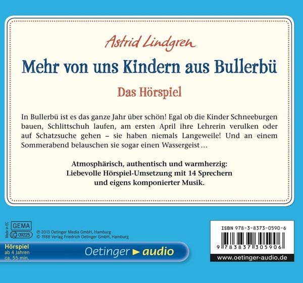 Produktbild: Wir Kinder aus Bullerb&uuml; 2. Mehr von uns Kindern aus Bullerb&uuml;