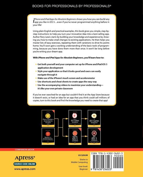 Produktbild: iPhone and iPad Apps for Absolute Beginners, iOS 5 Edition