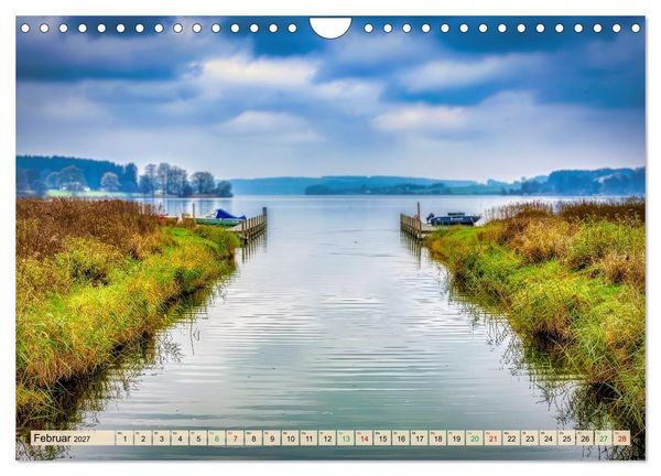 Produktbild: Mecklenburger - Seen (Wandkalender 2027 DIN A4 quer), CALVENDO Monatskalender