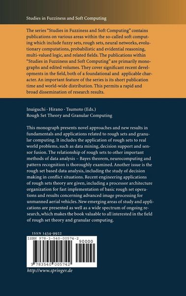 Produktbild: Rough Set Theory and Granular Computing