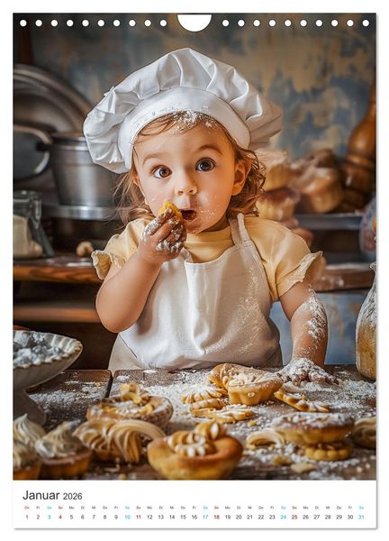 Produktbild: Backen mit Kids (Wandkalender 2026 DIN A4 hoch), CALVENDO Monatskalender