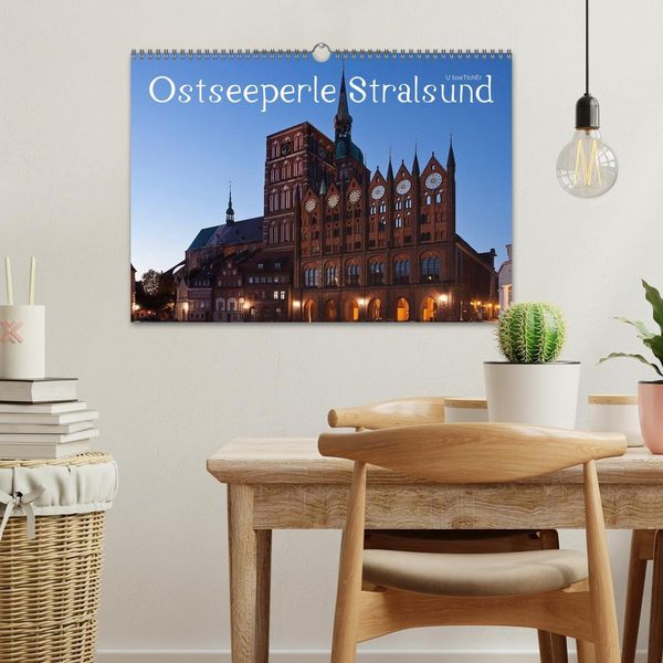 Produktbild: Ostseeperle Stralsund (Wandkalender 2026 DIN A3 quer), CALVENDO Monatskalender