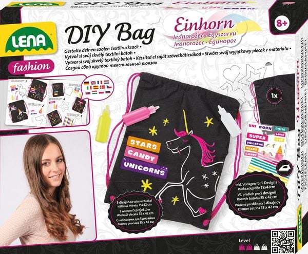 Produktbild: DIY Rucksack Einhorn, Faltschachtel