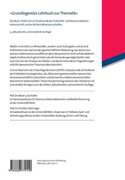 Produktbild: Medien&ouml;konomik