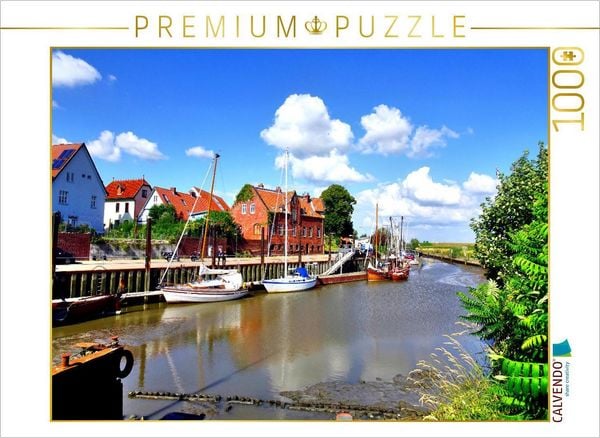 Produktbild: CALVENDO Puzzle Der Freiburger Hafen | 1000 Teile Lege-Gr&ouml;&szlig;e 64x48cm Foto-Puzzle f&uuml;r gl&uuml;ckliche Stunden