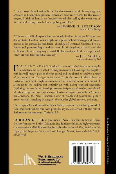 Produktbild: Listening to the Spirit in the Text