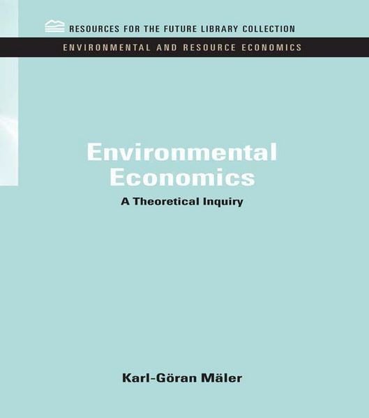Produktbild: Environmental Economics