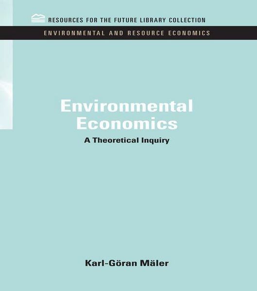 Produktbild: Environmental Economics