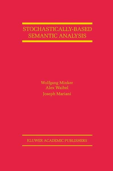 Produktbild: Stochastically-Based Semantic Analysis