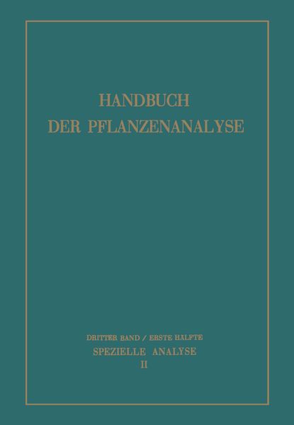 Produktbild: Spezielle Analyse