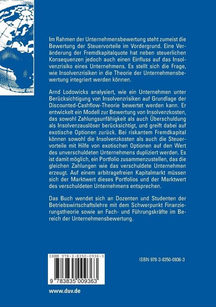 Produktbild: Riskantes Fremdkapital in der Unternehmensbewertung