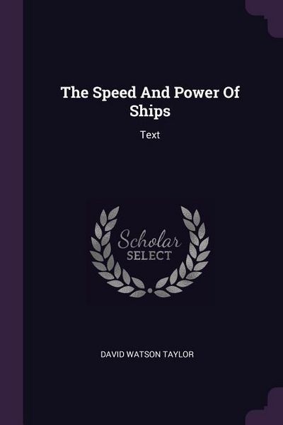 Produktbild: The Speed And Power Of Ships