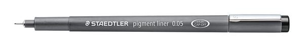 Produktbild: STAEDTLER Fineliner Lumocolor pigment liner 308 schwarz, 0,05 mm