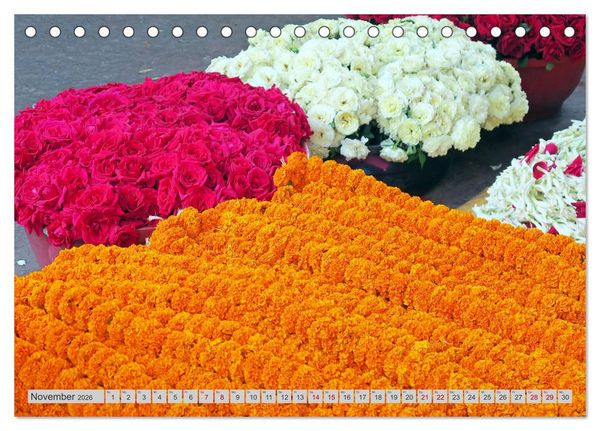 Produktbild: Farbenfrohes Bangladesch (Tischkalender 2026 DIN A5 quer), CALVENDO Monatskalender