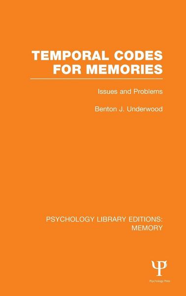 Produktbild: Temporal Codes for Memories (PLE
