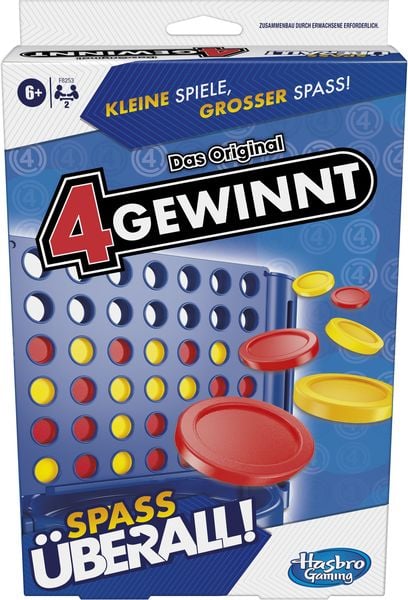 Produktbild: Hasbro F8253GC0 - 4 gewinnt Kompakt