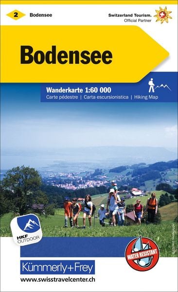 Kümmerly+Frey Wanderkarte 2 Bodensee 1:60.000, Sonstige von , Kümmerly+Frey, 9783259022023