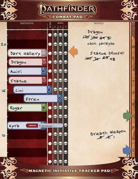 Produktbild: Pathfinder Combat Pad (P2)