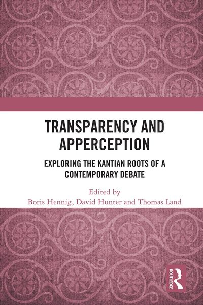 Produktbild: Transparency and Apperception