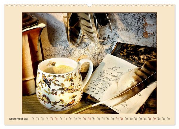 Produktbild: Im Caf&eacute; Nostalgie (Wandkalender 2026 DIN A2 quer), CALVENDO Monatskalender
