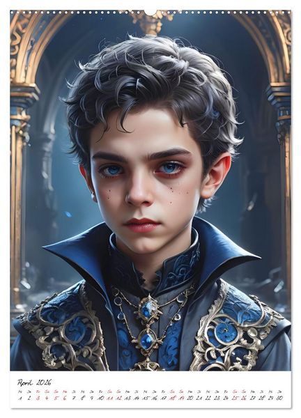 Produktbild: Vampirkinder der Finsternis (Wandkalender 2026 DIN A2 hoch), CALVENDO Monatskalender