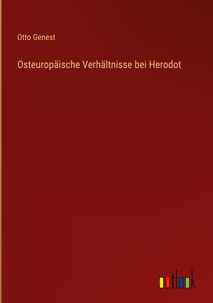 Produktbild: Osteurop&auml;ische Verh&auml;ltnisse bei Herodot