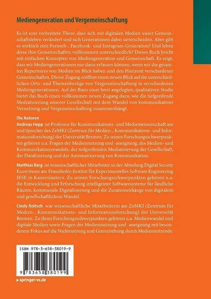 Produktbild: Mediengeneration und Vergemeinschaftung