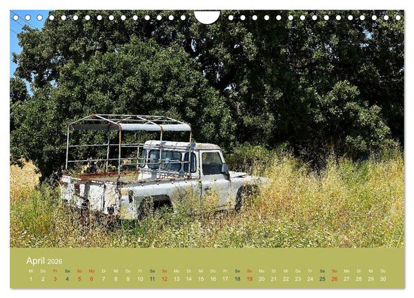 Produktbild: Alte Autos aus Europa (Wandkalender 2026 DIN A4 quer), CALVENDO Monatskalender