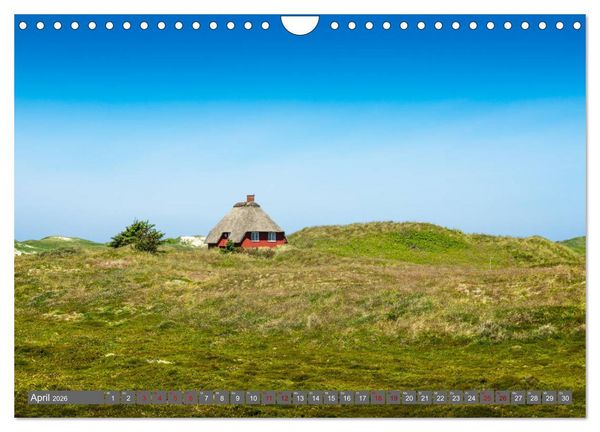 Produktbild: D&auml;nemark - Die wundersch&ouml;ne Westk&uuml;ste (Wandkalender 2026 DIN A4 quer), CALVENDO Monatskalender