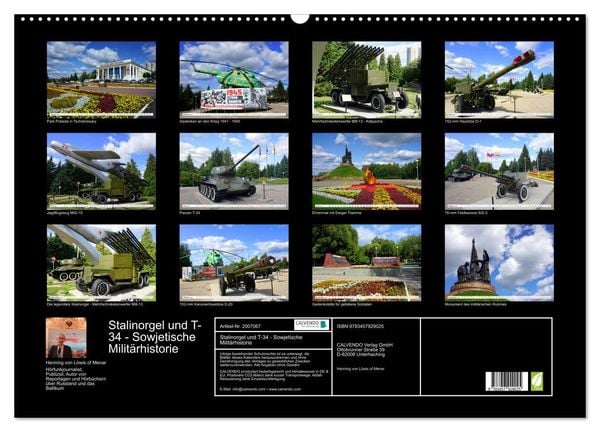 Produktbild: Stalinorgel und T-34 - Sowjetische Milit&auml;rhistorie (Wandkalender 2026 DIN A2 quer), CALVENDO Monatskalender
