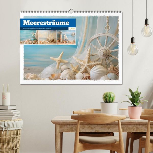 Produktbild: Meerestr&auml;ume (Wandkalender 2026 DIN A2 quer), CALVENDO Monatskalender