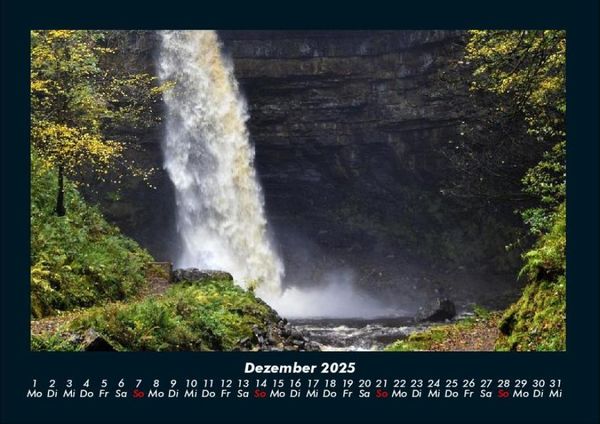 Produktbild: Wasserf&auml;lle 2025 Fotokalender DIN A4