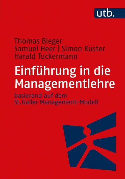 Produktbild: Einf&uuml;hrung in die Managementlehre